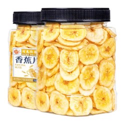 每果时光 香蕉干香蕉片300g