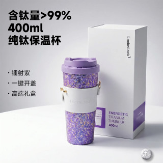 LOCK&LOCK 纯钛系列 保温杯 500ml 银色