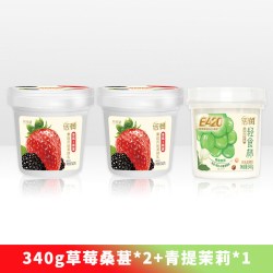 新希望 活润草莓桑葚风味发酵乳 910g 桶装