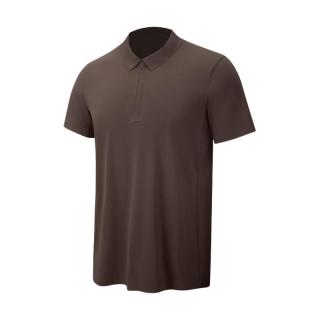 lululemon Luxtreme 男士前拉链休闲Polo衫短袖