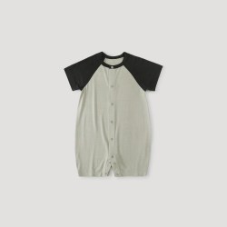 巴厘小猪 婴儿衣服夏季短袖宝宝哈衣爬爬服薄款睡衣新生儿连体衣