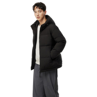 坦博尔 TF236353 防风廓形 黑色 XL(180) 男士羽绒服