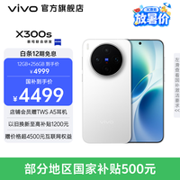 vivo X300s 蔡司2亿超级主摄 蔡司APO超级长焦 蓝图影像芯片V3+ 7100mAh蓝海电池  银白 12GB+256GB