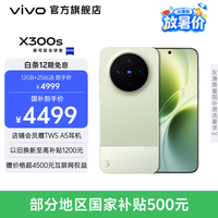 vivo X300s 蔡司2亿超级主摄 蔡司APO超级长焦 蓝图影像芯片V3+ 7100mAh蓝海电池  胶片绿 12GB+256GB