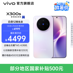 vivo X300s 蔡司2亿超级主摄 蔡司APO超级长焦 蓝图影像芯片V3+ 7100mAh蓝海电池  梦核紫 12GB+256GB