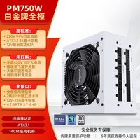 鑫谷 PM750W白金全模组电源 白色/白金牌认证/ATX3.1