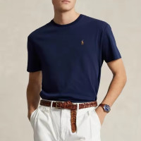 限新用户：RALPH LAUREN 男士Custom Slim Fit Soft Cotton 柔软棉质T恤 多色可选