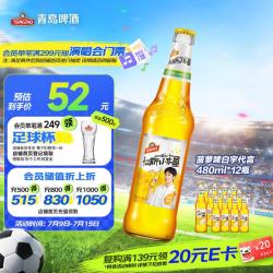 青岛啤酒 汉斯小木屋菠萝味碳酸饮料 480ml*12瓶