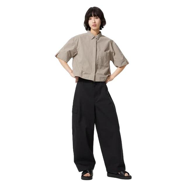 优衣库 廓形 女士工装裤