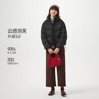 坦博尔 TB5530356D 立领短款羽绒服 黑色 XS