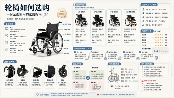 如何选择轮椅:别只看价格,先看身体、场景和照护方式