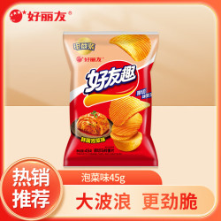 好丽友 韩国泡菜味 薯片  韩国泡菜味45g（小尝一口） 韩式泡菜味 ≤200g 袋装