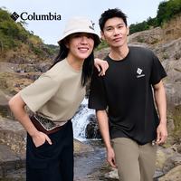 Columbia 春夏短袖T恤男情侣户外吸湿透气凉感速干短袖t恤女JE1586/AJ5759 AJ5759/010 S