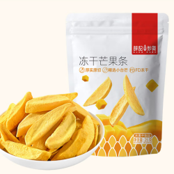 薛记炒货 大包冻干芒果条