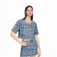 ONLY 女式短袖牛仔外套 124254003