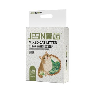 简芯 白茶豆腐猫砂2.4kg