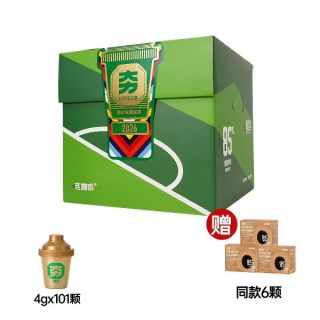 今日必买：连咖啡 意式拿铁 经典意式 4g*101颗（赠6颗）