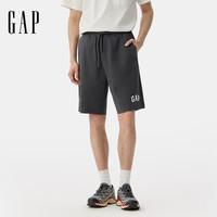 Gap 16号晚八 GAP男装印花logo轻薄抽绳运动短裤宽松休闲裤