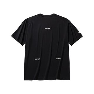 安踏 速干透气 基础黑 2XL 男士运动T恤