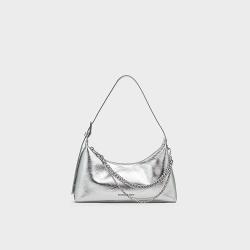 CHARLES & KEITH CK2-40782472 褶皱拉链单肩包