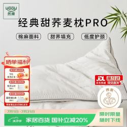 然牌 纯荞麦枕 经典荞麦壳枕头护颈硬枕头专用深睡眠 单只装 48x74cm