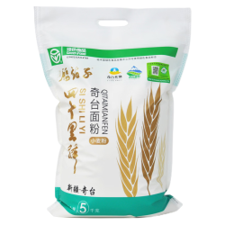 1号会员店 新疆奇台绿色认证小麦面粉 5kg