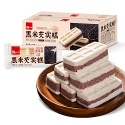 泓一 零食合集 休闲零食整箱 黑米芡实糕500g