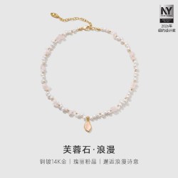 安铂洛利 淡水珍珠项链 温柔穿搭