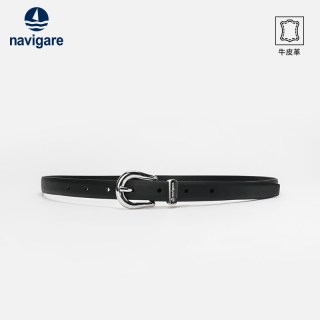 navigare 意大利小帆船女士皮带真皮针扣腰带