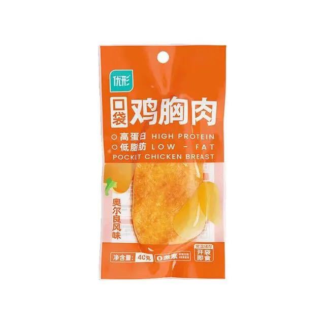 优形 口袋鸡胸肉健身代餐轻食奥尔良味40g*1袋