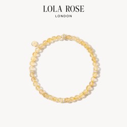 LOLA ROSE 秋冬新品日心说系列金发晶手链生日礼物