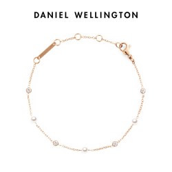 Daniel Wellington DW 水晶珍珠手链 温柔穿搭 日常叠戴