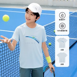 安踏 速干 儿童短袖