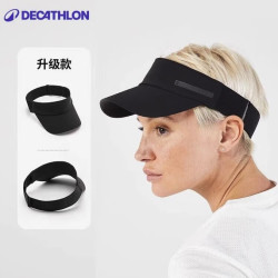 迪卡侬 男女款跑步遮阳空顶帽 4997216 可调节松紧带款