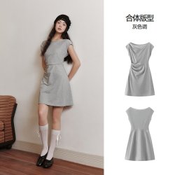 森马 简约风设计感 女士连衣裙