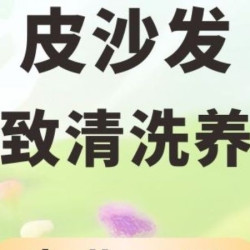 1座皮沙发精致清洗/保养/护理（4座起团）