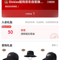 Dickies配饰京东自营旗舰店 共3 0豆