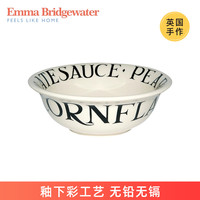 EMMA BRIDGEWATER 黑吐司麦片碗16cm 陶瓷汤碗 釉下彩 英国制造