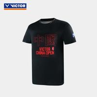 VICTOR 胜利羽毛球服透气男女中国公开赛纪念T恤T-CO2401