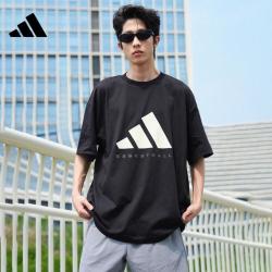 adidas 休闲短袖男款运动T恤