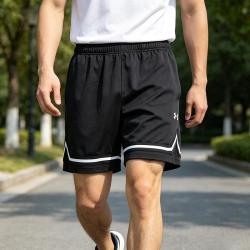 安德玛 男女运动针织夏季透气舒适训练健身跑步百搭日常休闲短裤