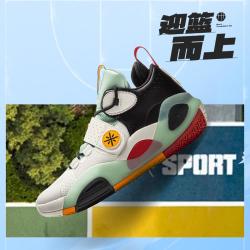 李宁 童鞋篮球鞋男大童圆头鞋子青少年休闲时尚运动鞋