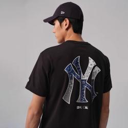 NEW ERA MLB腰果花系列 男女圆领短袖T恤