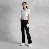 FILA 女装运动休闲裤女士简约舒适基础直筒梭织长裤