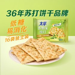 太平 苏打饼干 香葱味 400g*1袋