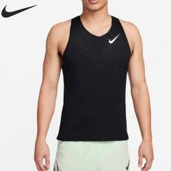 NIKE 透气包覆轻薄舒适 男子跑步背心