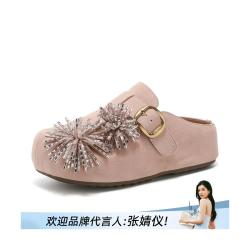 千百度 勃肯鞋女夏季半拖鞋外穿高级感内增高气质时尚单鞋懒人通勤凉拖鞋