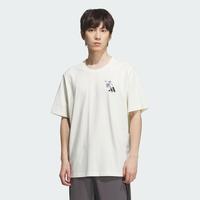 adidas 夏季日常时尚运动休闲 男子短袖T恤