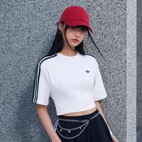 adidas 三叶草 时尚休闲运动日常女子短袖T恤