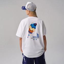 NEW ERA MLB冰淇淋系列印花圆领短袖T恤男女同款